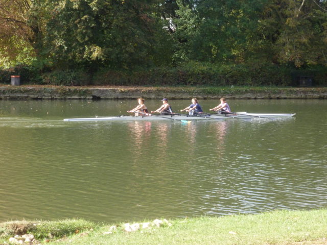 rowers on the thames