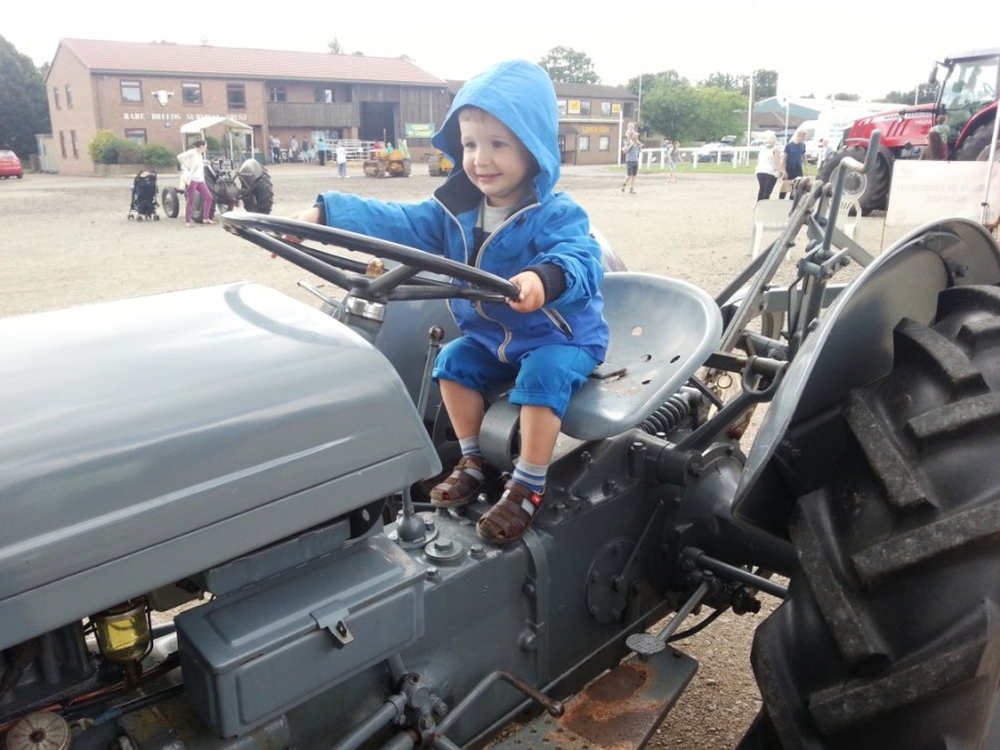 vintage massey tractor 1949