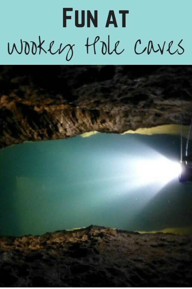 Wookey Hole caves - Bubbablue and me