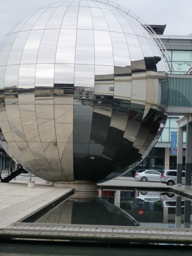 mirror ball in millennium square bristol c