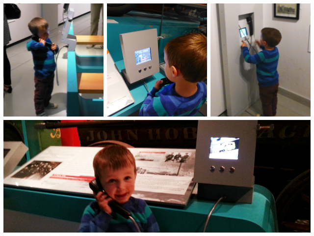 on the telephone at mshed bristol