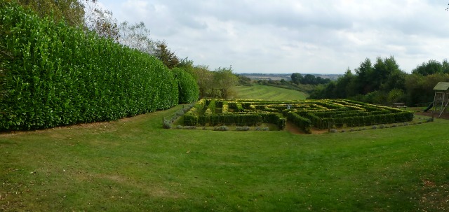 view from the herb centre