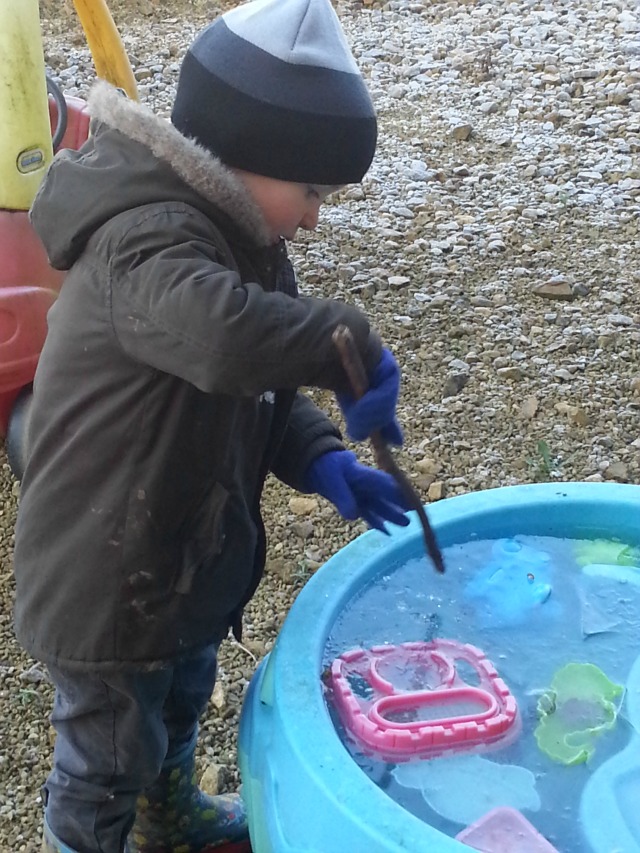 ice isn't breaking in the water table today