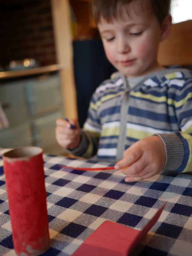 making a chinese lantern