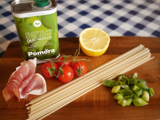 Pomora olive oil - spaghetti recipe