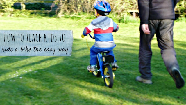 how to teach kids to ride a bike - Bubbablueandme