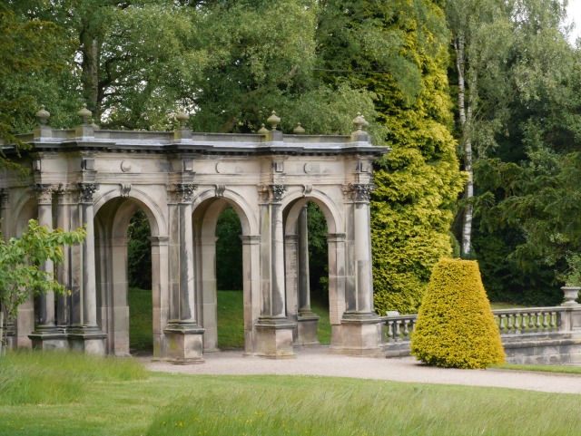 columns at Trentham Gardens