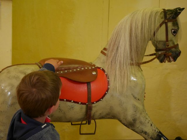 Rocking horse at Lulworth Castle