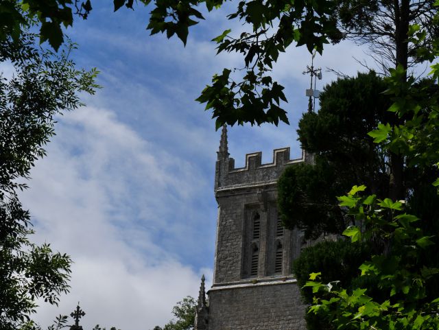 The church at Lulworth castle