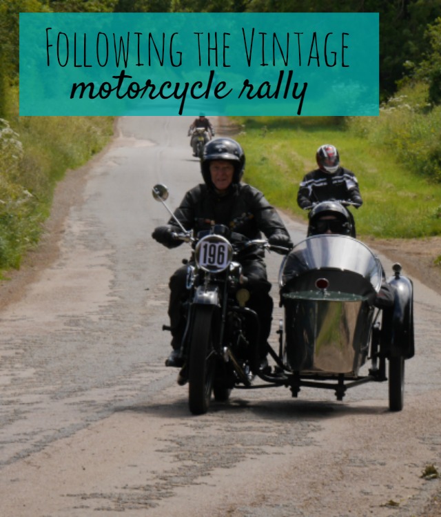 vintage motorcycle rally