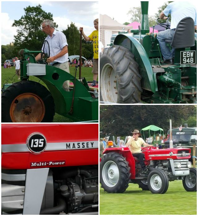vintage tractors at Brailes show