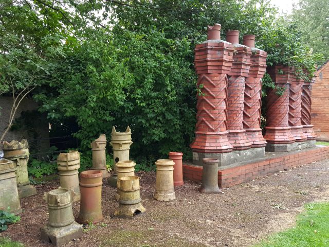 chimneys at Avoncroft Museum