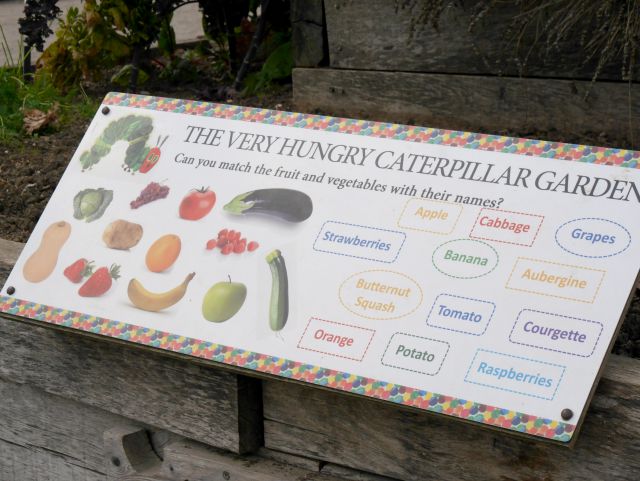 very hungry caterpillar garden