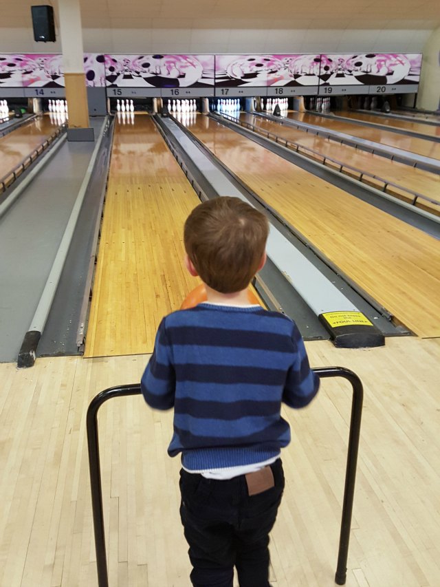 staring down the ten pin bowling lane