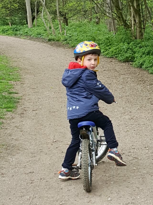 cycling at Spiceball park