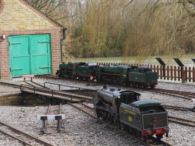 models at Eastourne miniature steam railway