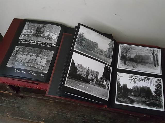 old photo albums at Chastleton House