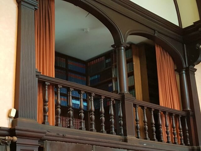 oxford town hall library balcony