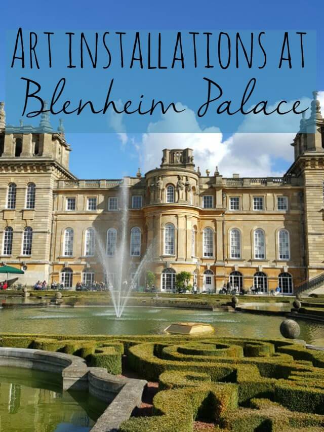 art installaton at blenheim palace - bubbablue and me