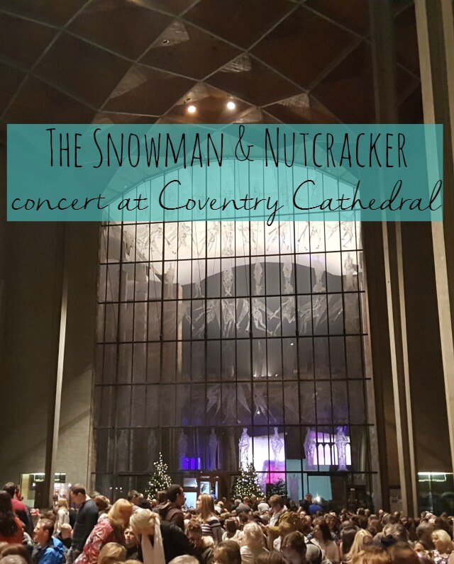 The snowman and nutcracker concert at Coventry Cathedral - Bubbablue and me