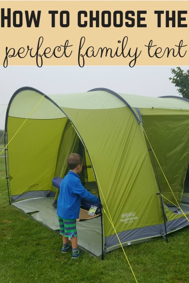 How to choose the perfect tent for a family camping trip - Bubbablue and me