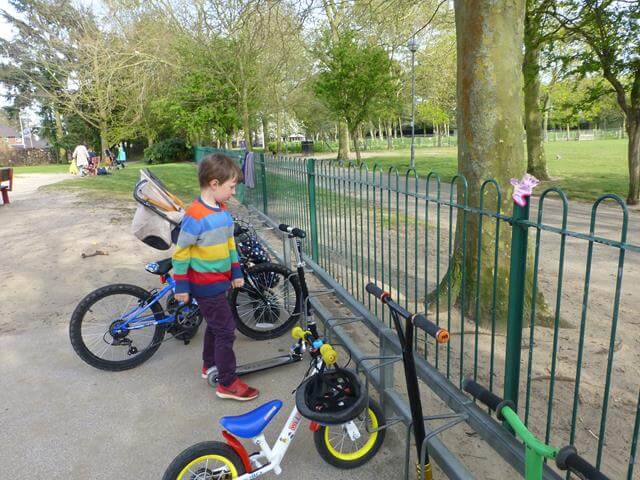 scooter and bike park at Eaton Park