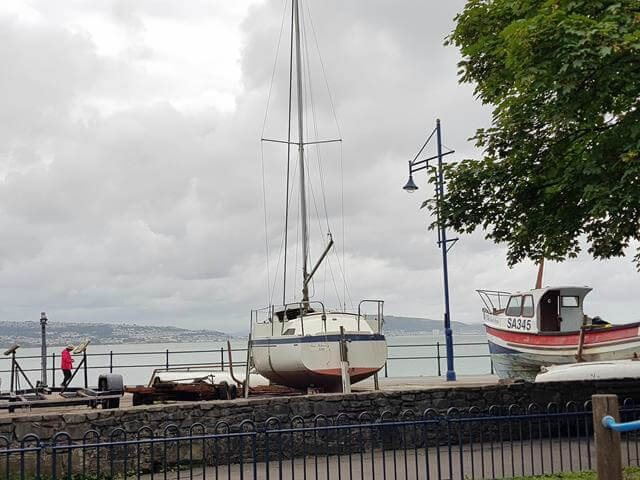 boats in mumbles bay