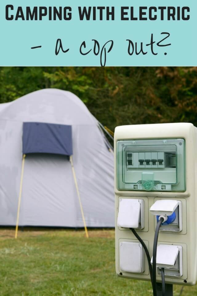 Tent camping 2025 electric hook up