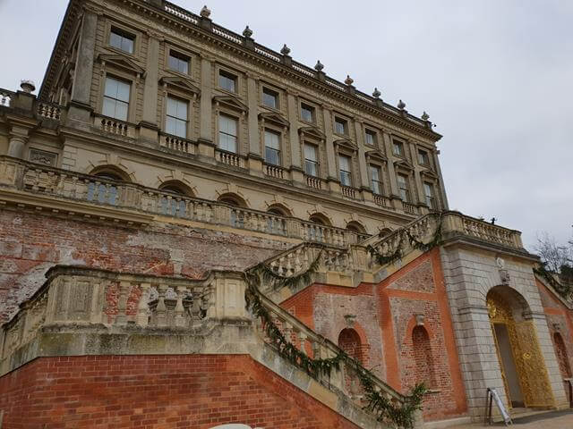 back of the steps and hotel at cliveden