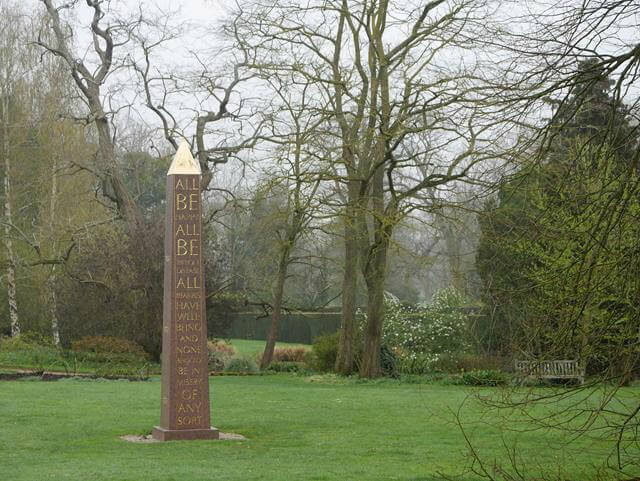 obelisk at waterperry gardens