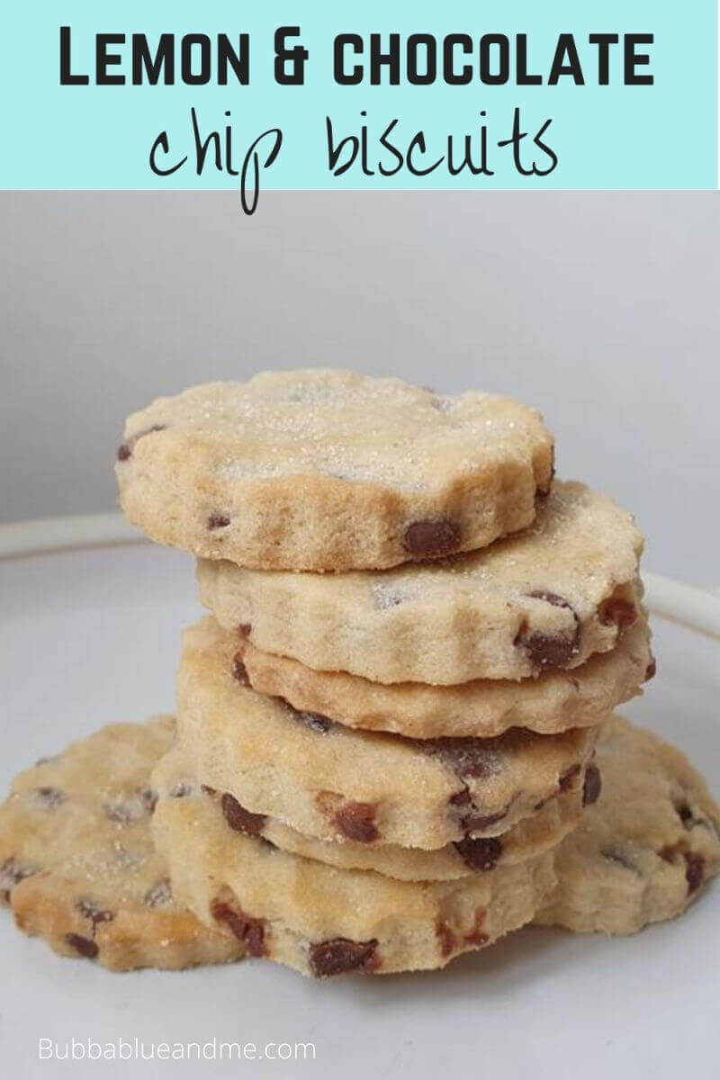 Lemon and chocolate chip biscuits recipe