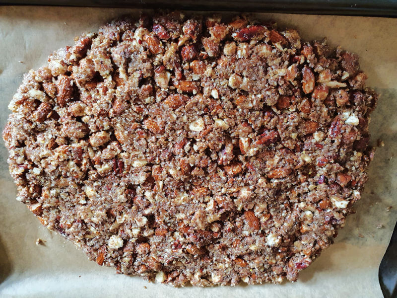 ready to bake slab of granola