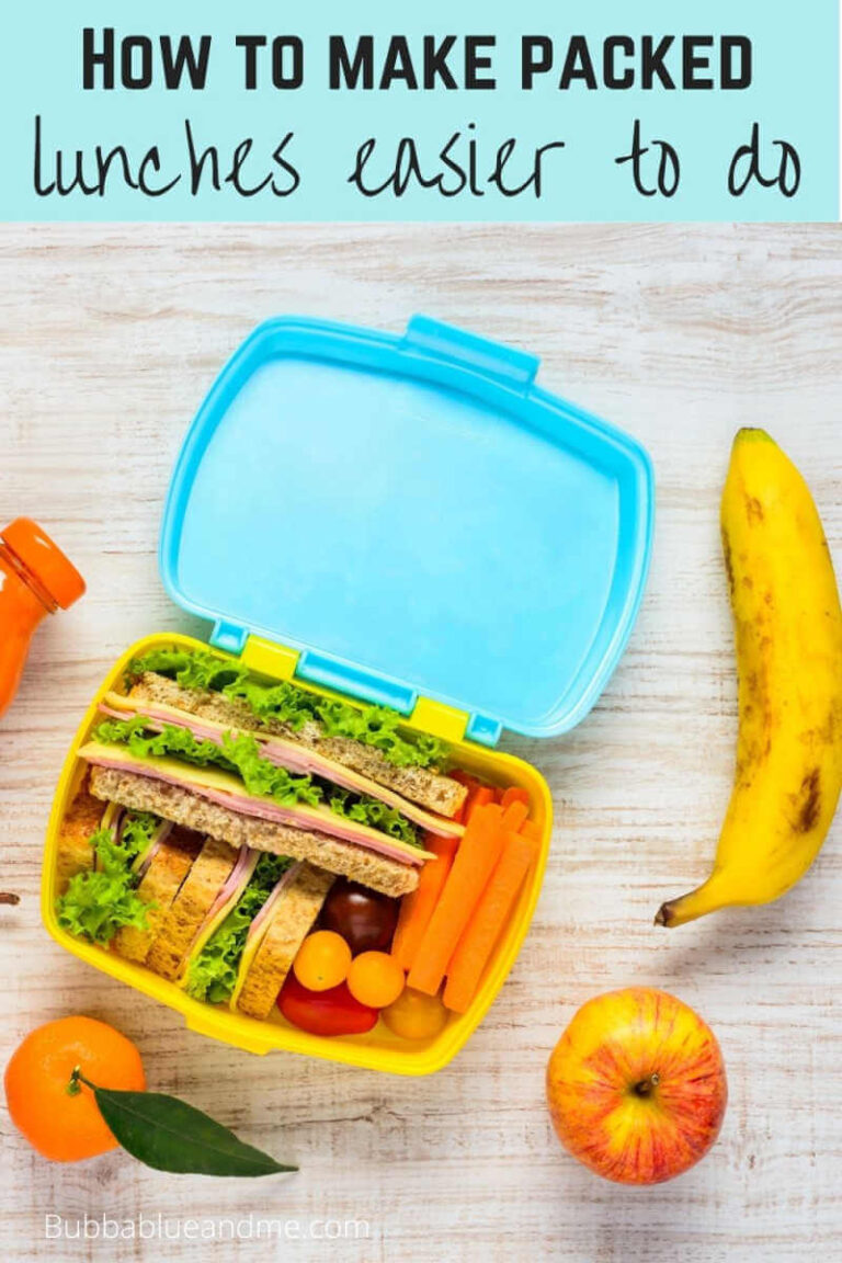 Making easy packed lunches with less hassle