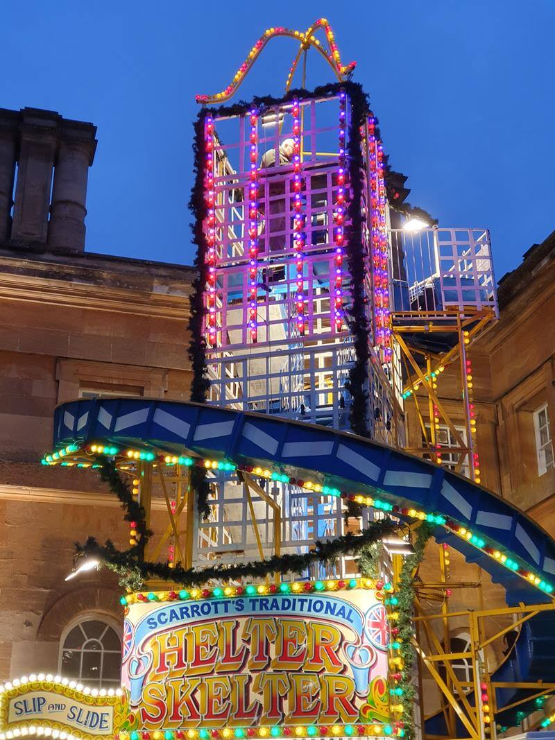 lit up helter skelter