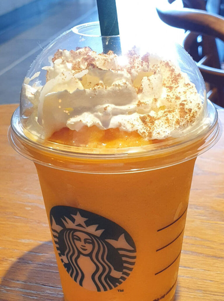 pumpkin spice frappuccino