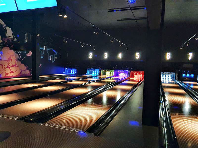 the light bowling alleys