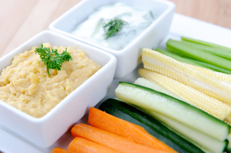 crudites and dips