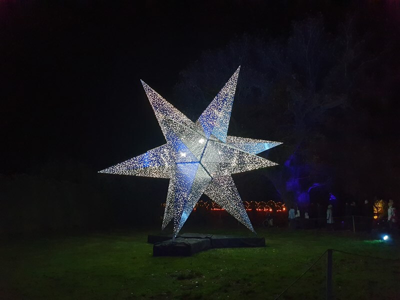 Christmas Light Trail At Blenheim Palace 2022