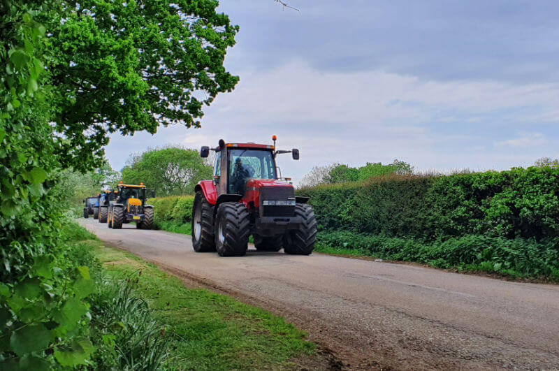 tractor run south warwickshire