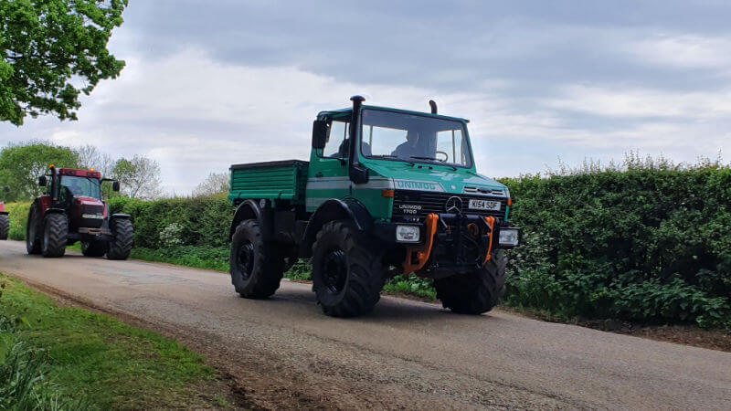 unimog in local tractor run