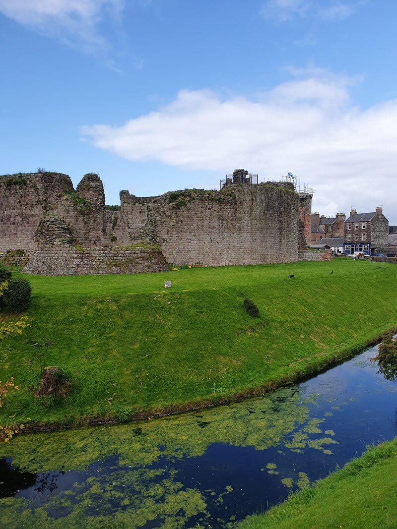 Rothesay castle and moat