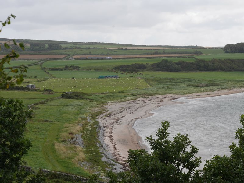 Scalpsie bay looking down to the beach