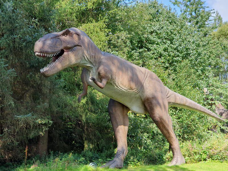 lifesize model dinosaur