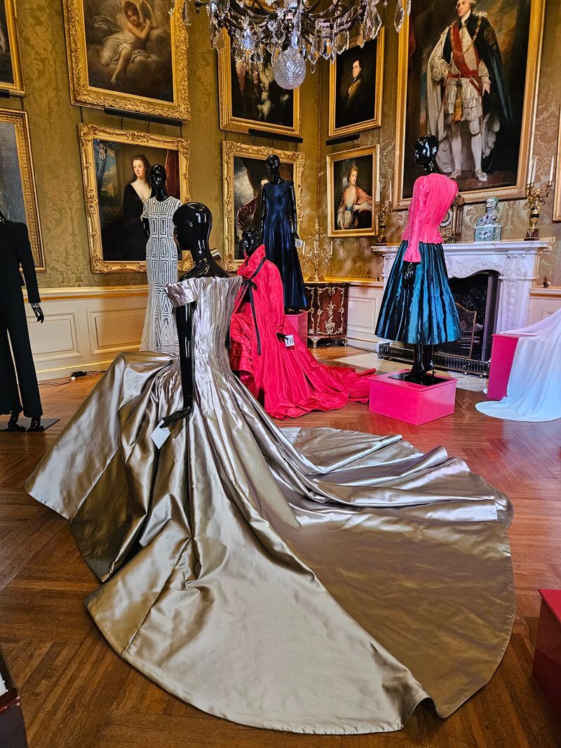 Bruce Oldfield gowns display