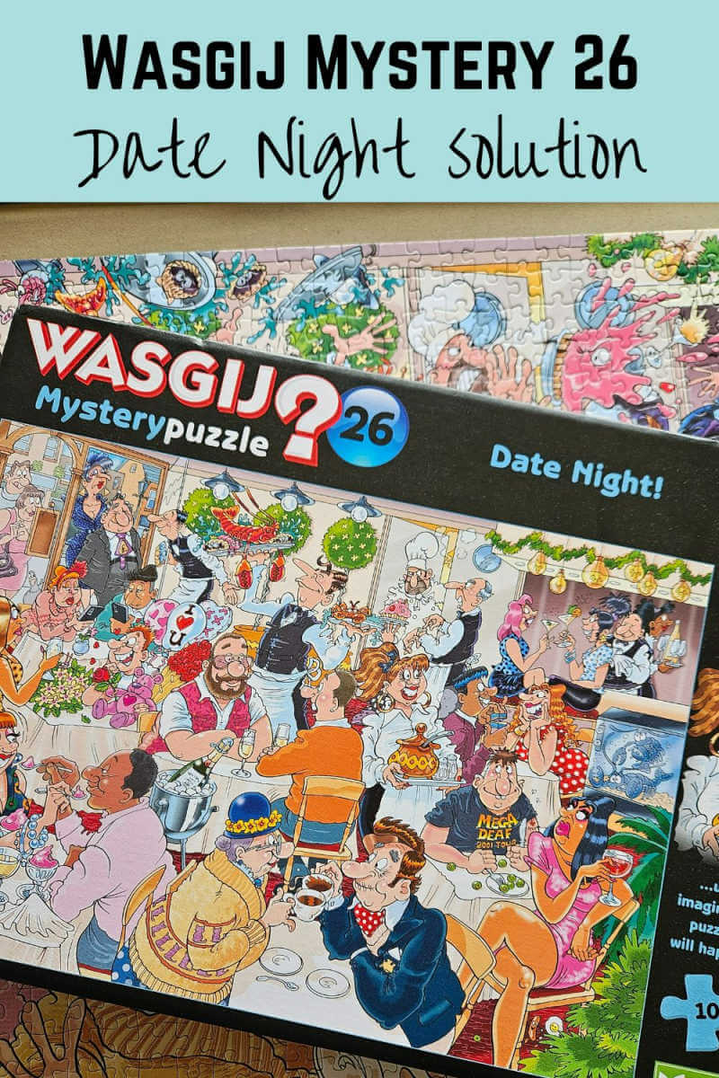 Wasgij Mystery 26 Date Night puzzle solution