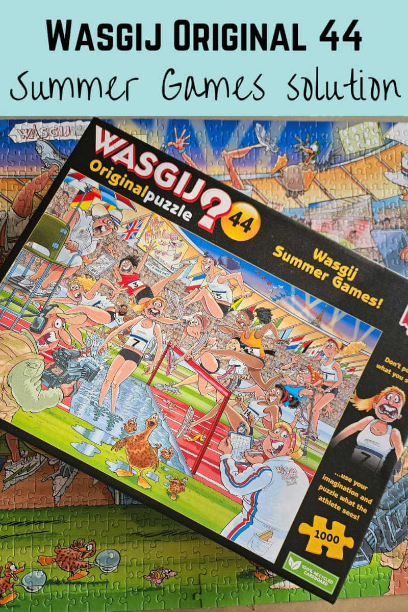 Wasgij Original 44 Summer Games solution