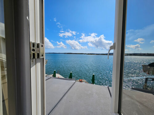 view from Watersedge hotel Cobh