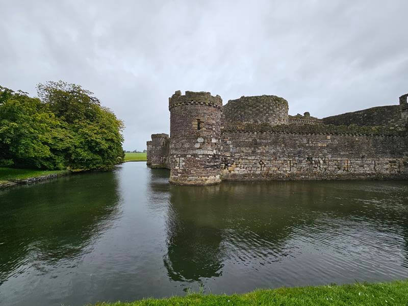 beaumaris castle moat