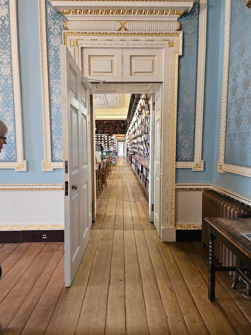 looking through the corridors at stowe house