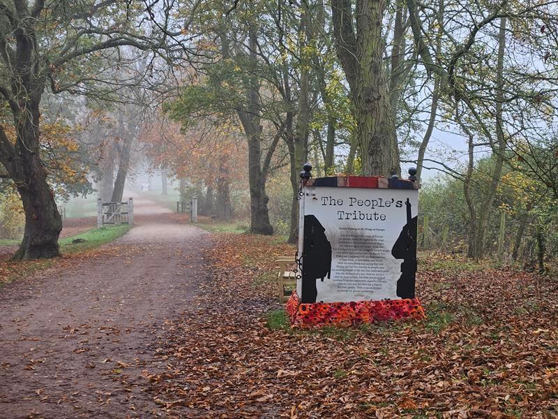 walk to stowe gardens with installation information